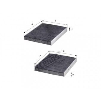 Klima Filtresi F10 F01 Set Karbonlu